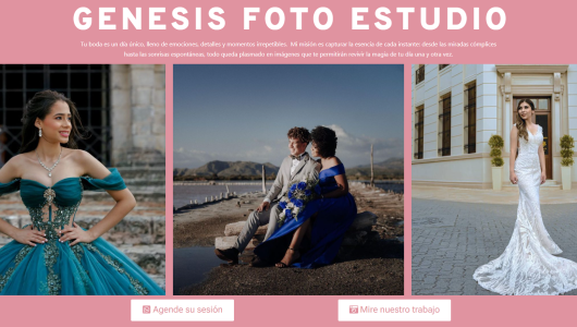 Ejemplo de fotografo rosa